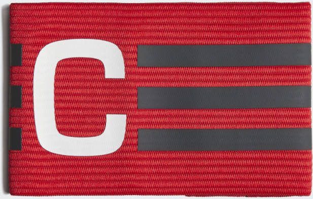 adidas Aanvoerdersband Rood Grijs Wit