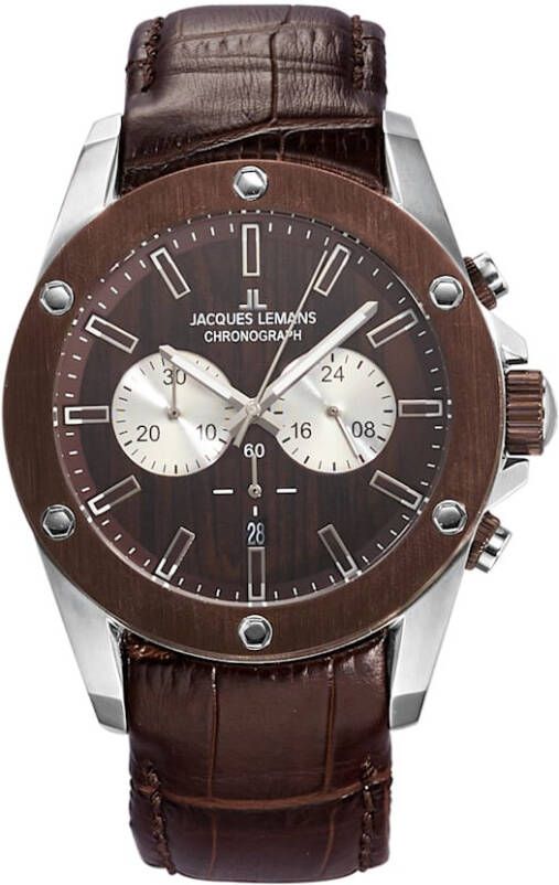 Jacques Lemans Herenhorloge 1 1812A Bruin
