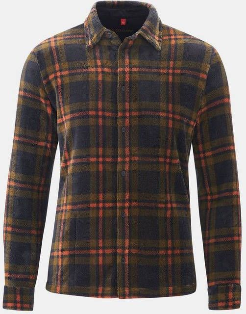 Maier Sports Fleecehemd Devon M Prettig zacht Highloft fleece overhemd in ruit look
