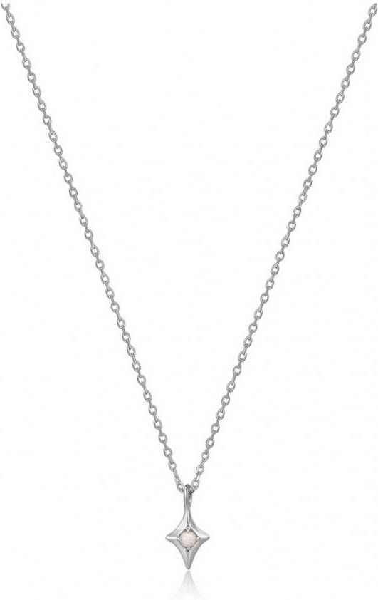 Ania Haie Kettingen Star Opal Pendant Necklace Zilverkleurig