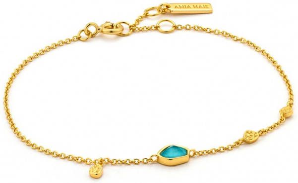 Ania Haie Armbanden AH B014 01G 925 Sterling Zilver Mineral Glow Goudkleurig
