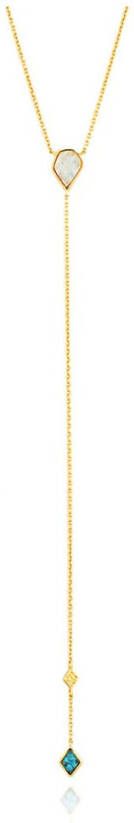 Ania Haie Kettingen AH N014 01G 925 Sterling Zilver Mineral Glow Goudkleurig