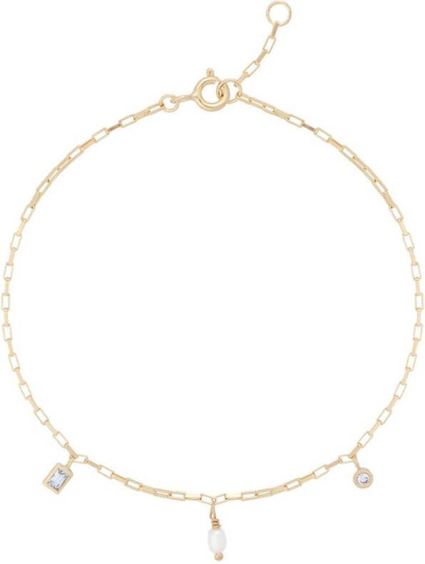 Anna + Nina Chandelier armband verguld