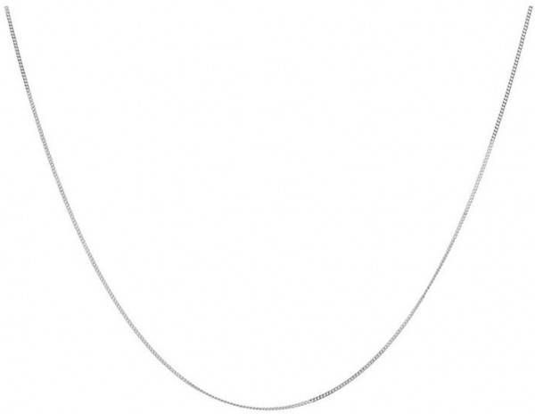 Anna + Nina Plain Ketting Long van zilver