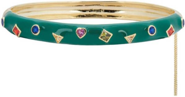 Anna + Nina Sweet Gem bangle verguld