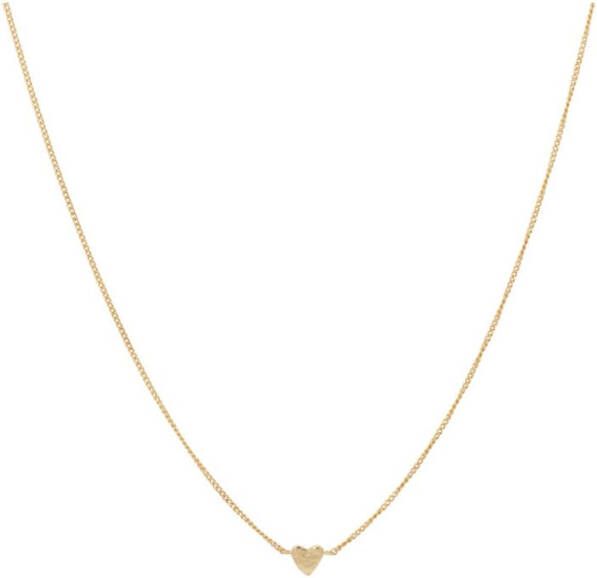 Anna + Nina Te Quiero ketting verguld