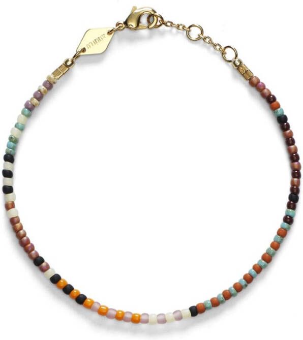 ANNI LU Maya Beach kralenarmband verguld