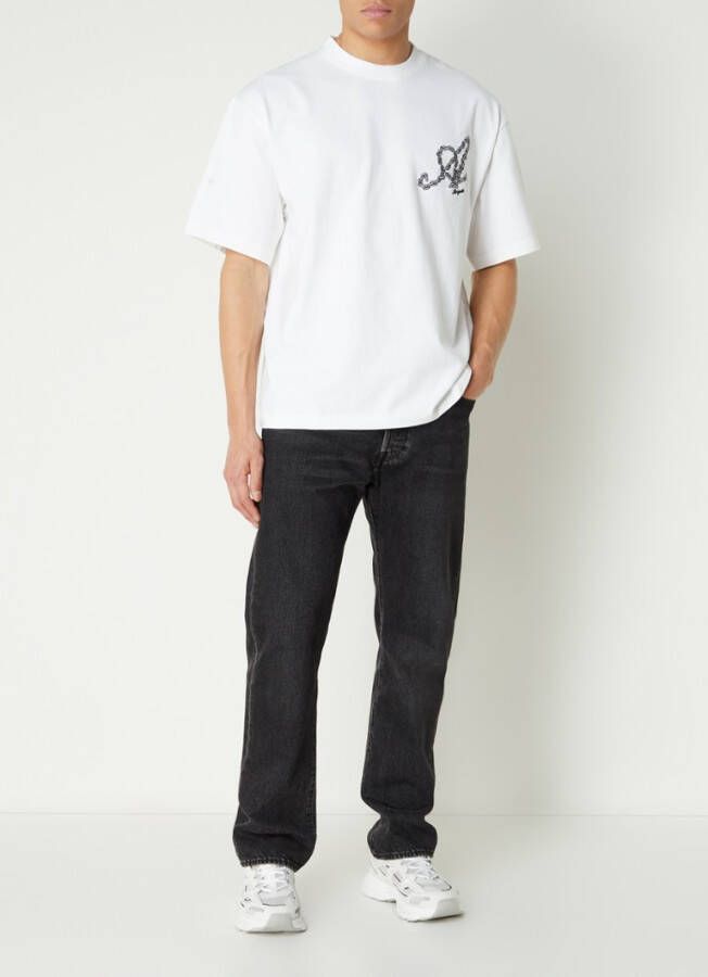 Axel Arigato Chain T shirt van biologisch katoen met borduring