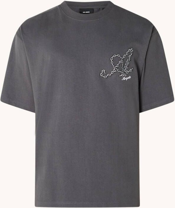 Axel Arigato Chain T shirt van biologisch katoen met borduring