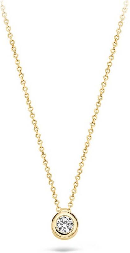 Blush Ketting van 14 karaat geelgoud met zirkonia 3067YZI