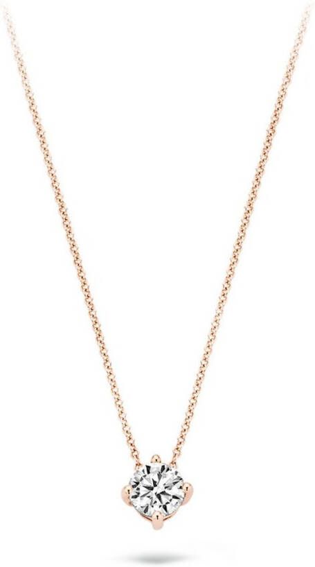 Blush Ketting van 14 karaat ros&#xE9, goud met zirkonia 3057RZI