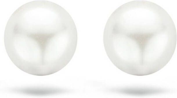 Blush Oorknopjes van 14 karaat geelgoud met zoetwaterparel 7151YPW