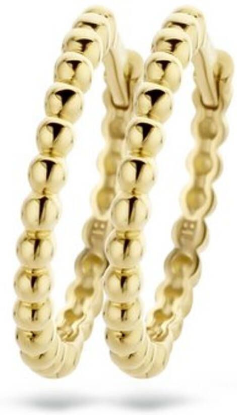 Blush Oorringen van 14 karaat geelgoud 7290YGO