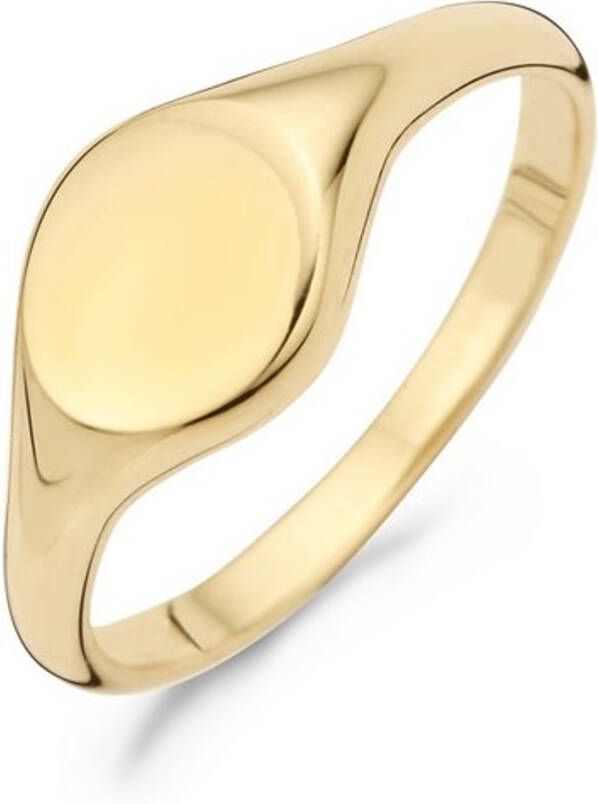 Blush Zegelring van 14 karaat geelgoud 1191YGO