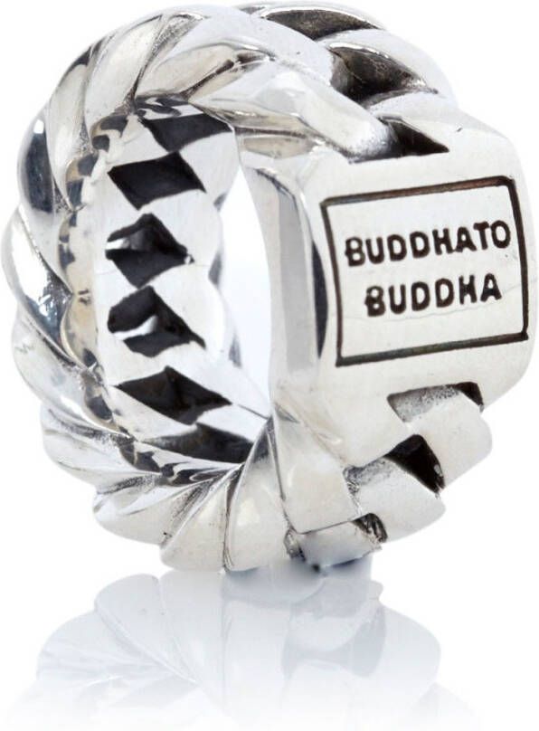 Buddha to Buddha Chain ring van zilver