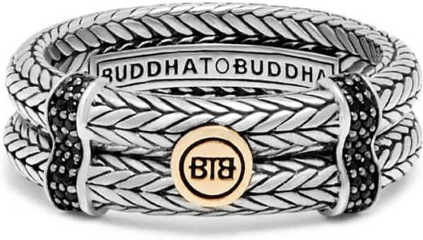 Buddha to Buddha Ellen Double Limited ring van sterling zilver