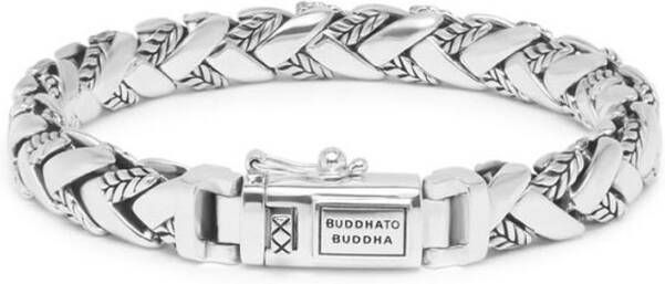 Buddha to Buddha George Texture armband van zilver