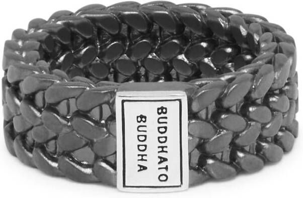 Buddha to Buddha Julius Black Rhodium ring van zilver