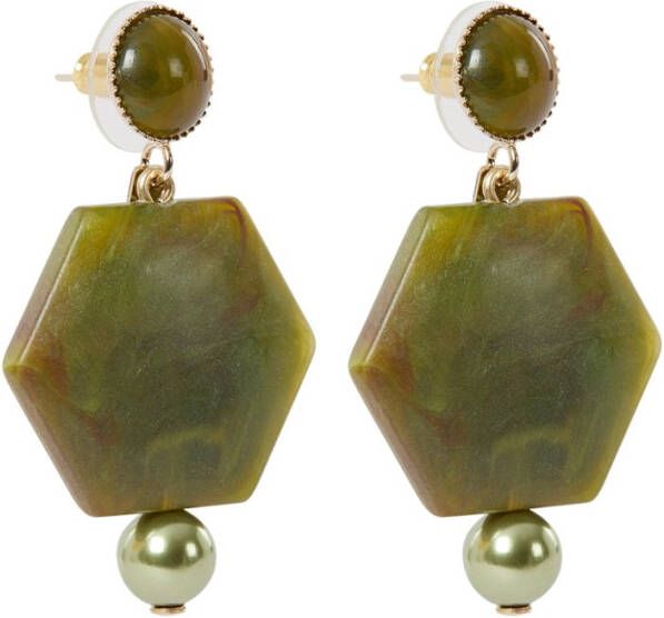 Camps & Camps Short Cosmic Love oorstekers met imitatieparel