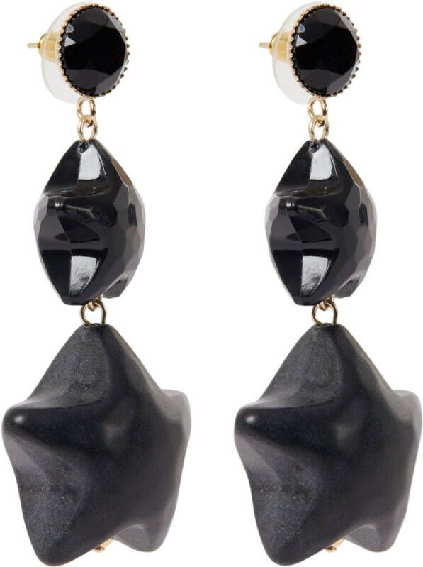 Camps & Camps Sparkly Chunky Star oorstekers met steen