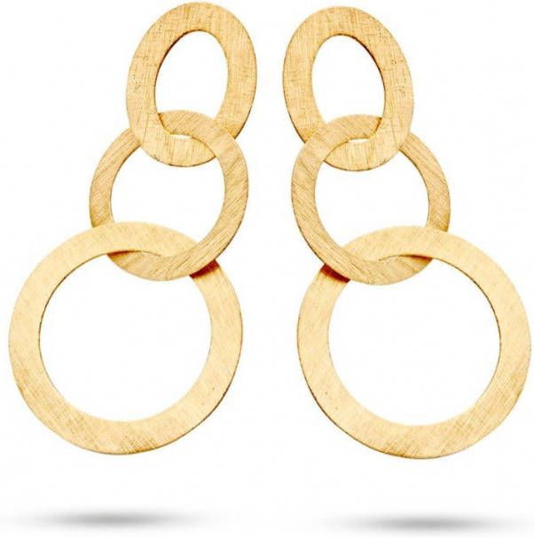 Casa Jewelry Lola oorstekers verguld