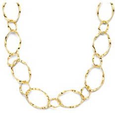 Casa Jewelry Lolita schakelketting verguld