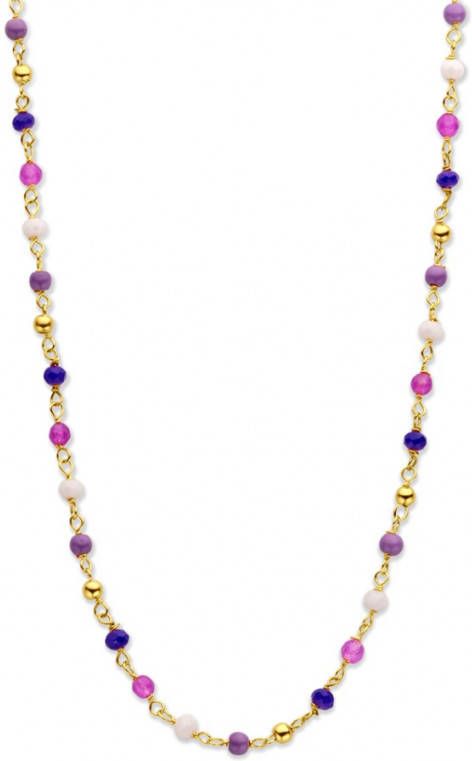 Casa Jewelry Lovely Lavender ketting verguld