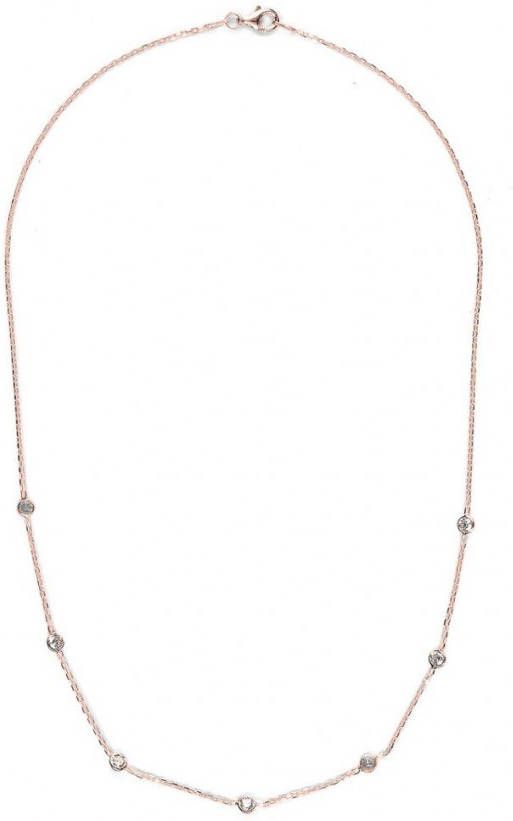 Casa Jewelry Pruts ketting van zilver rosé verguld