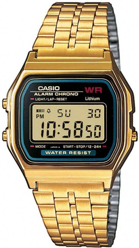 Casio Horloges Vintage Iconic A159WGEA 1EF Goudkleurig