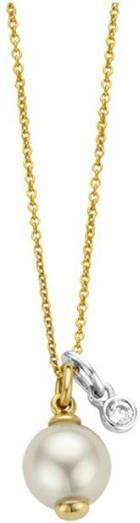 Diamond Point Birthstones gouden hanger Juni
