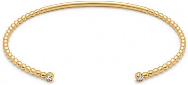 Diamond Point Geelgouden armband, 0 10 ct diamant, Joy