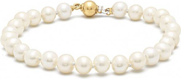 Diamond Point Geelgouden armband Riviè, ra