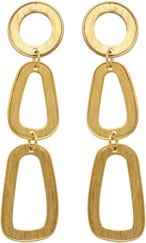 Diamond Point Geelgouden oorsieraden Marigold