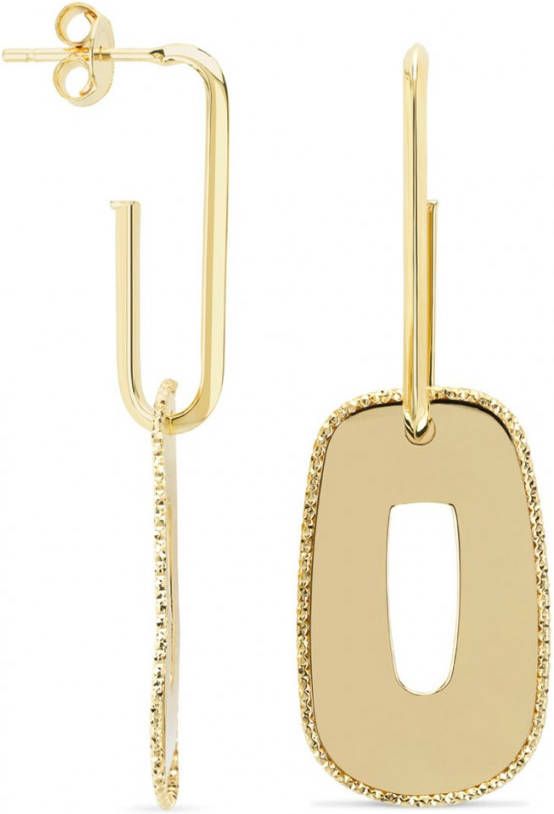 Diamond Point Geelgouden oorsieraden Marigold