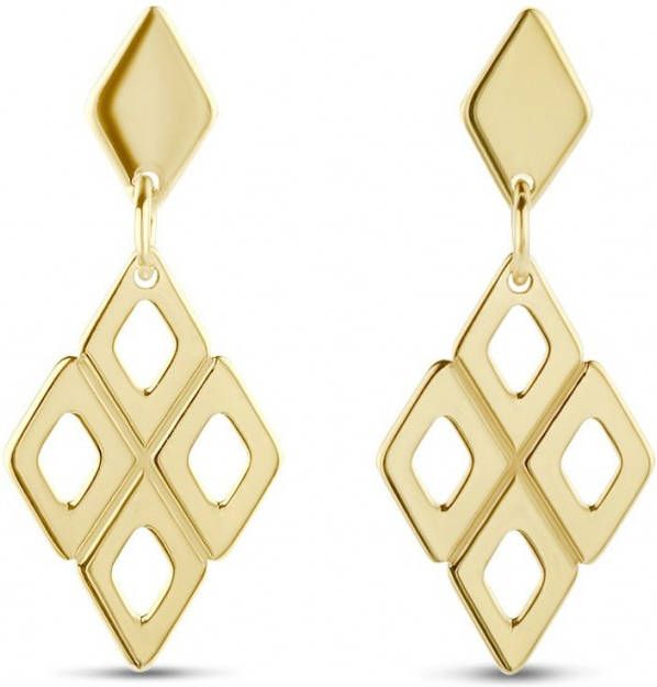 Diamond Point Geelgouden oorsieraden Marigold