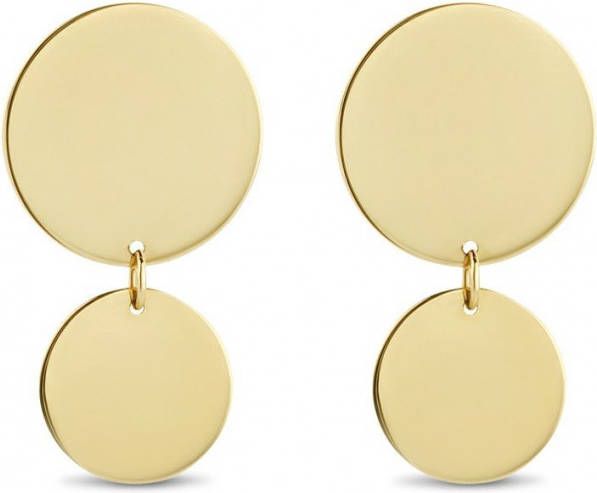 Diamond Point Geelgouden oorsieraden Marigold