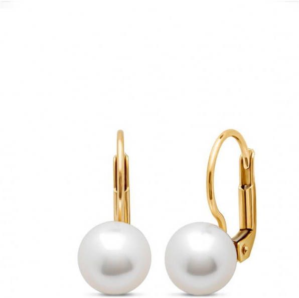 Diamond Point Geelgouden oorsieraden Riviè, ra