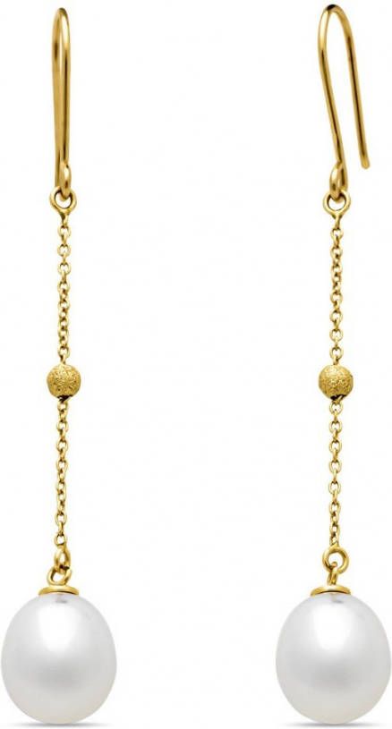 Diamond Point Geelgouden oorsieraden Riviè, ra