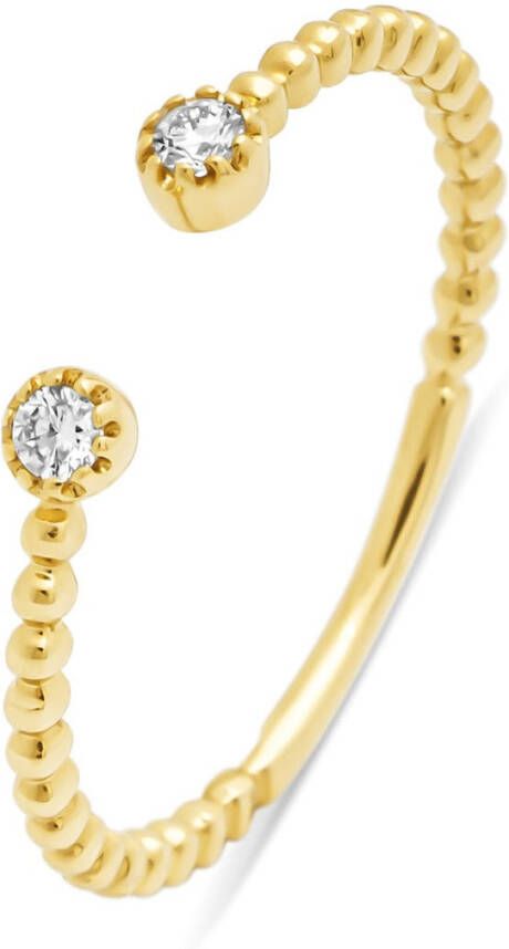 Diamond Point Geelgouden ring, 0 06 ct diamant, Joy