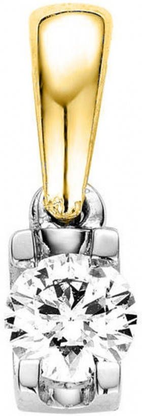 Diamond Point Gouden solitair hanger, 0 08 ct diamant, Groeibriljant