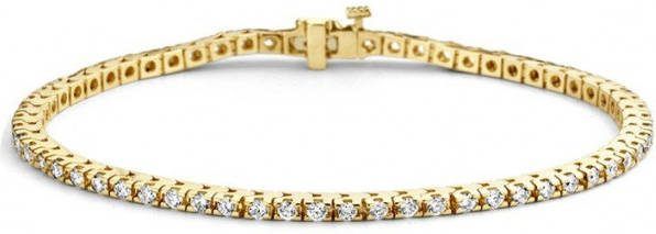 Diamond Point Tennisarmband, 2.00 ct
