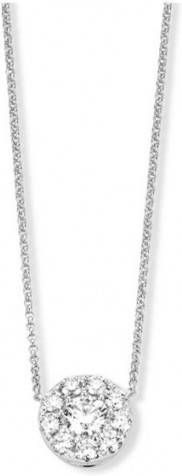 Diamond Point Witgouden hanger 0 30 ct diamant Hearts & Arrows