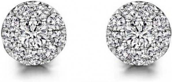 Diamond Point Witgouden oorsieraden 0 41 ct diamant Hearts & Arrows