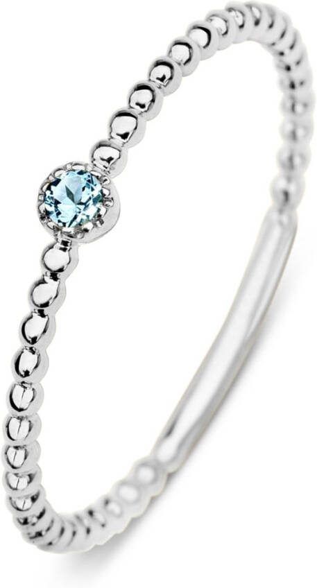 Diamond Point Witgouden ring 0 04 ct topaas Joy