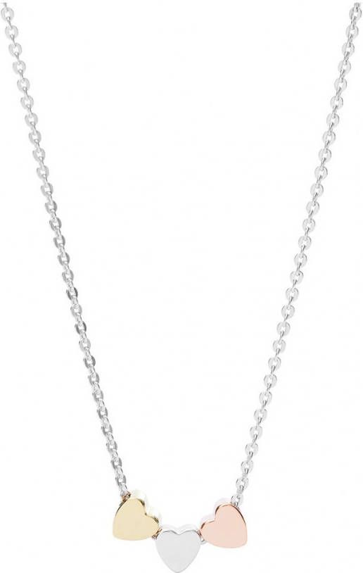 Fossil Kettingen Sterling Silver Ros&#233, goudkleurig