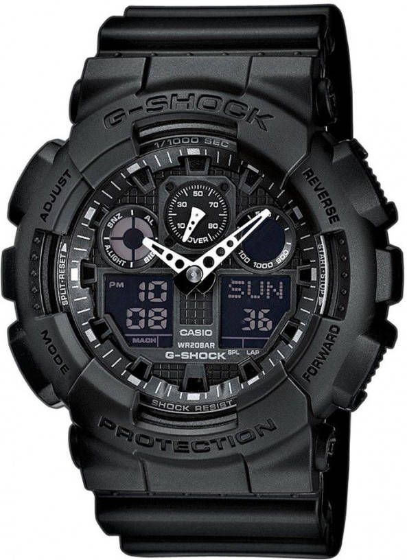 G-SHOCK G Shock Classic Style GA 100 1A1ER Ana Digi horloge