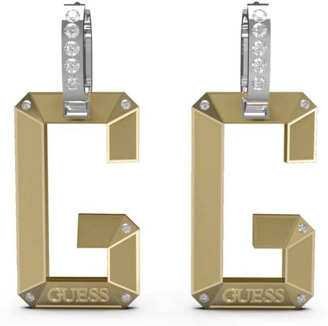 Guess Oorbellen Earrings G Shades JUBE01469JWRHYGT Zilverkleurig