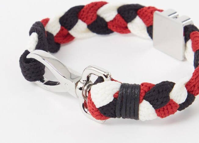Hugo Boss E festival gevlochten armband met logo