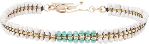 Isabel marant Cesaria Stripe bangle met kralen