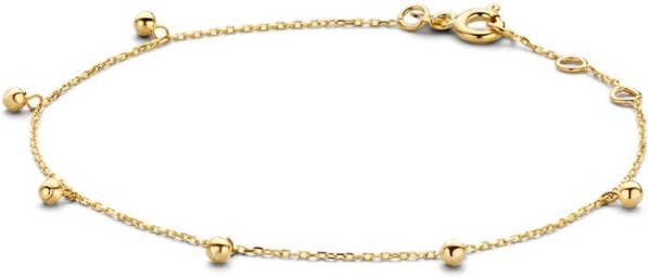 Jackie Bolletjes bedelarmband van 14 karaat geelgoud